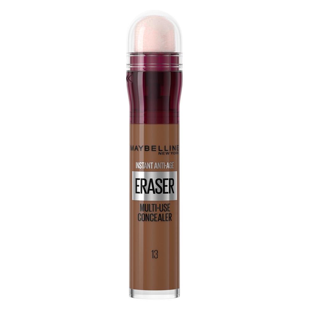 Maybelline Instant Anti-Age Eraser Eye Concealer for Face, Dark Circles, Blemish & Fine Lines Concealer, Full Coverage, Dermatologist Tested, Suitable for Sensitive Skin, Shade: 13 Cocoa