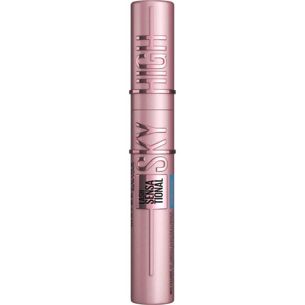 Maybelline New York Lash Sensational Sky High Mascara, Volumising & Lengthening Mascara, Washable Flake-Free Formula Infused with Bamboo Extract & Fibres, 7 ml, Shade: Brown