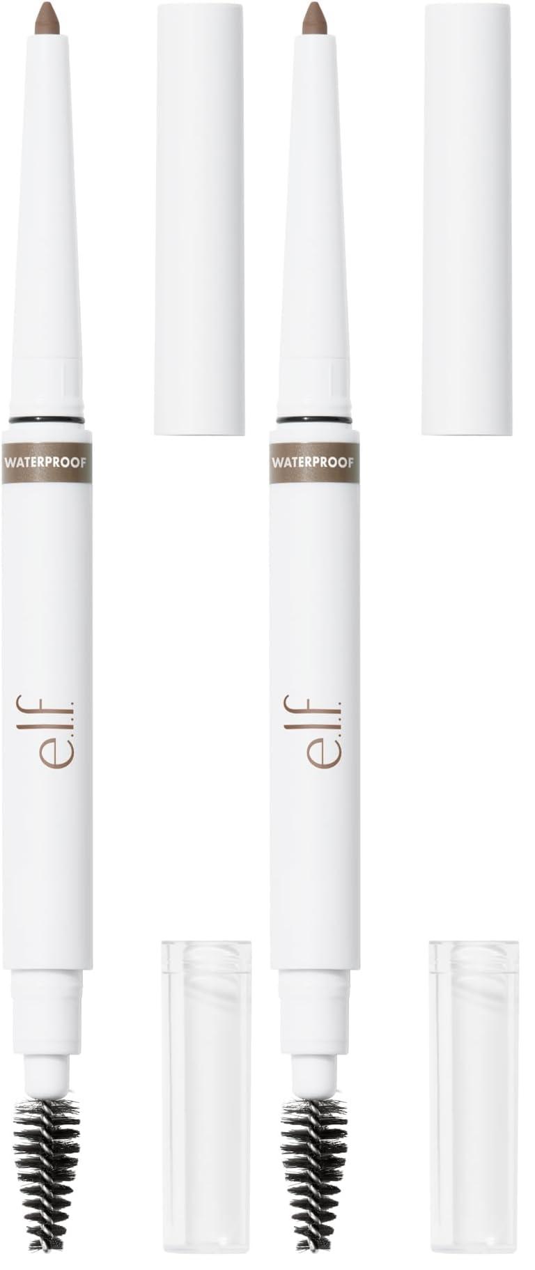 e.l.f. Instant Lift Waterproof Brow Pencil, Long-Lasting Eyebrow Pencil For Grooming & Shaping Brows, Vegan & Cruelty-Free, Blonde (Pack of 2)