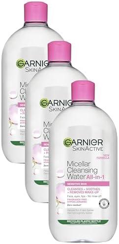 Garnier SkinActive Micellar Cleansing Water, 700ml (Pack of 3)
